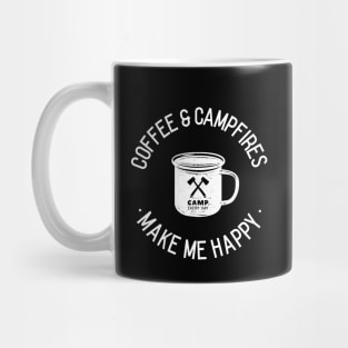 Coffee and Campfires make me happy Mug